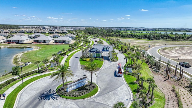42239 Lake Timber Dr, Punta Gorda, FL 33982 - aerial view featuring a water view and a residential view