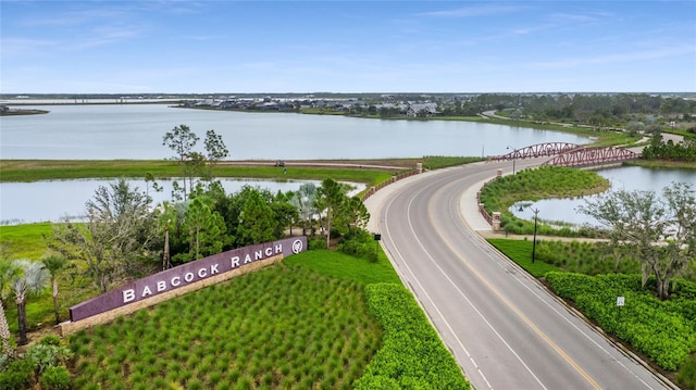 42239 Lake Timber Dr, Punta Gorda, FL 33982 - birds eye view of property with a water view
