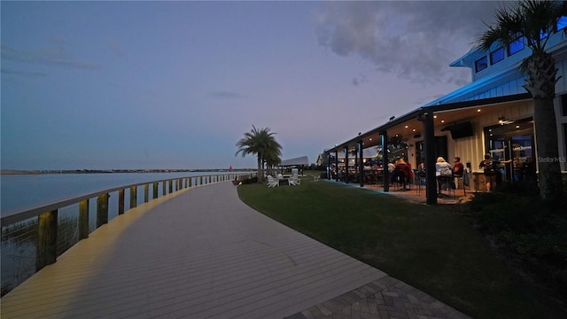 42239 Lake Timber Dr, Punta Gorda, FL 33982 - view of home's community featuring a yard and a water view