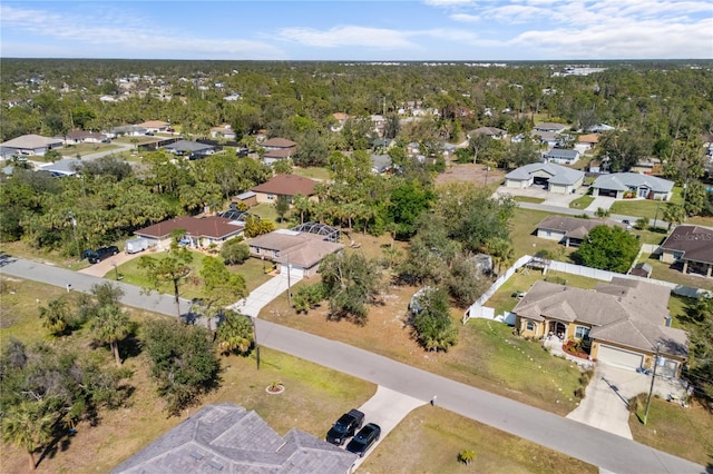 drone / aerial view featuring a residential view