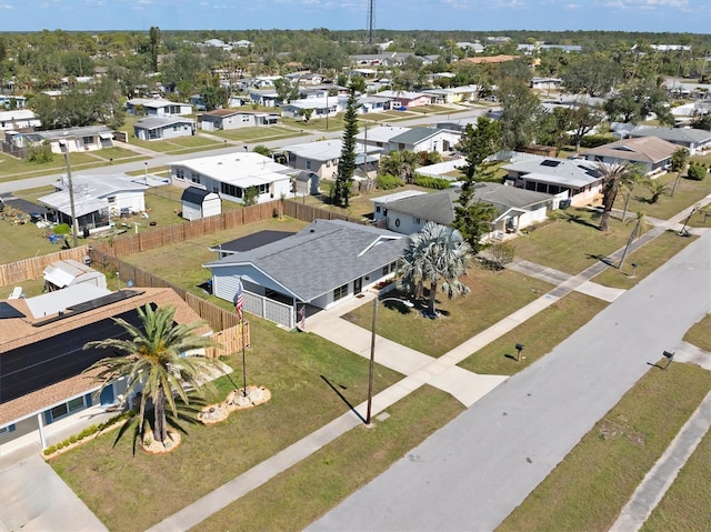 birds eye view of property featuring a residential view