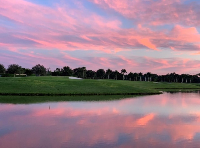 property view of water