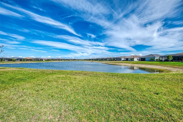 water view with a residential view