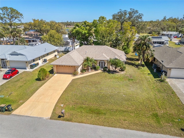 birds eye view of property featuring a residential view