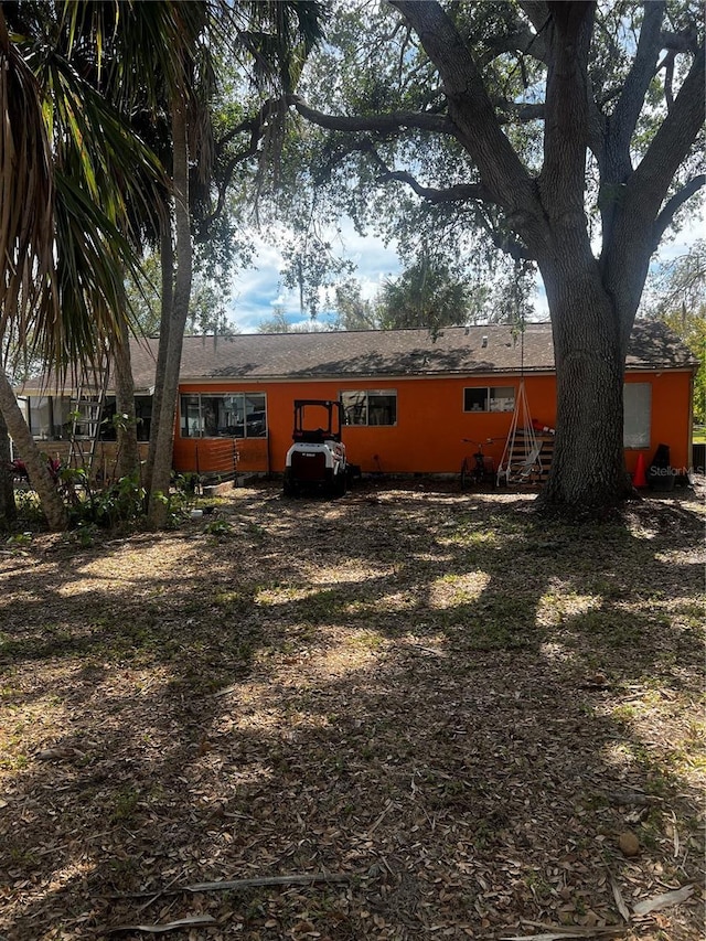 view of back of property