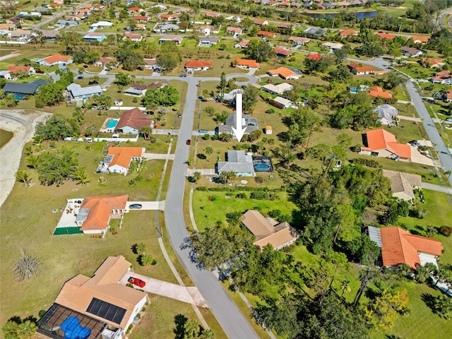 birds eye view of property featuring a residential view