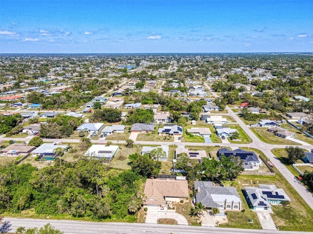 aerial view featuring a residential view