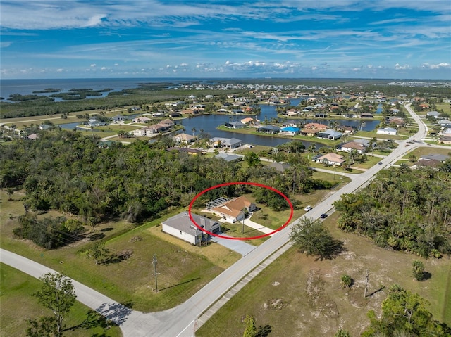16571 Cape Horn Blvd, Punta Gorda, FL 33955 - bird's eye view with a water view