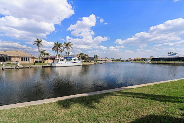water view featuring a residential view
