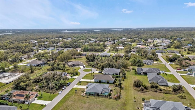 drone / aerial view featuring a residential view