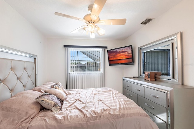 20339 Gentry Ave, Port Charlotte, FL 33952 - bedroom featuring visible vents and ceiling fan