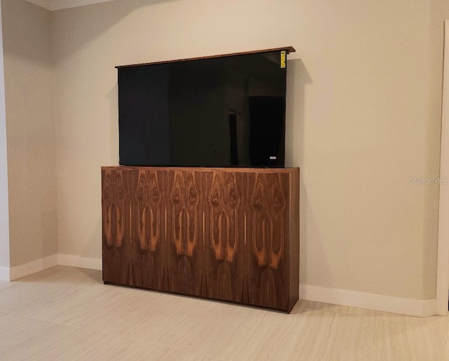 interior details featuring baseboards and wood finished floors