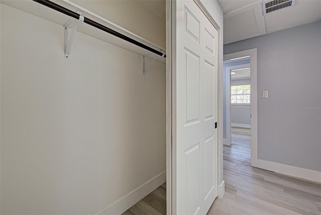 closet with visible vents