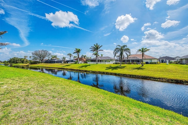 water view with a residential view