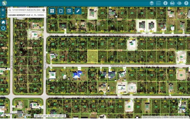 12100 Kimsey Ave, Port Charlotte FL, 33981 land for sale