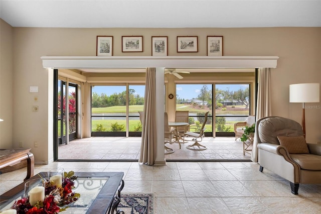 doorway to outside with a wealth of natural light