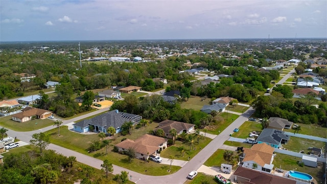 birds eye view of property featuring a residential view