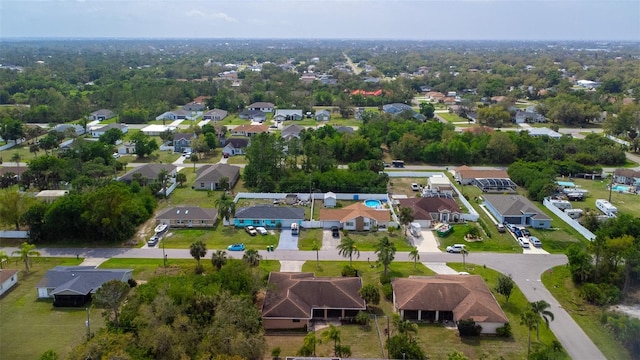 birds eye view of property featuring a residential view