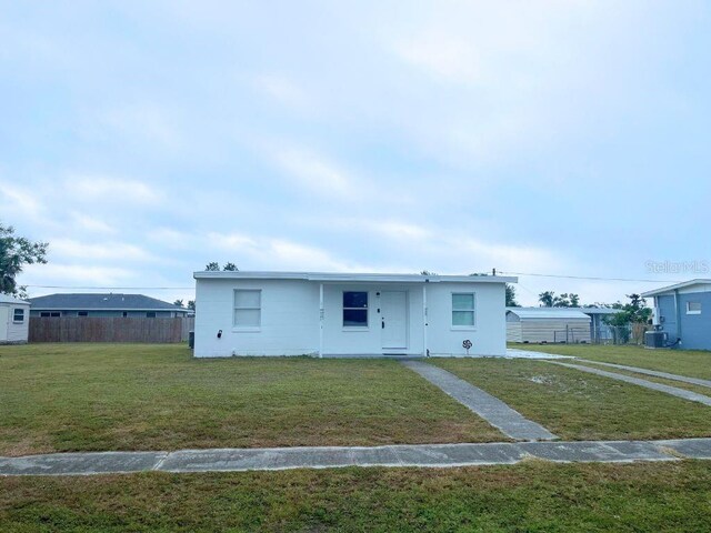 3116 Crestwood Dr, Port Charlotte, FL 33952 - ranch-style house featuring central AC