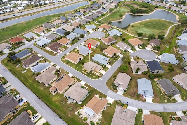 24321 Kintail Ct, Punta Gorda, FL 33980 - drone / aerial view with a residential view and a water view