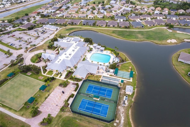 24321 Kintail Ct, Punta Gorda, FL 33980 - birds eye view of property featuring a residential view and a water view