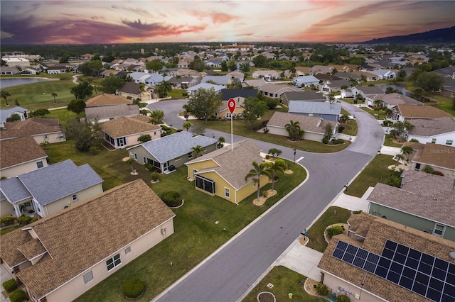 24321 Kintail Ct, Punta Gorda, FL 33980 - aerial view at dusk with a residential view