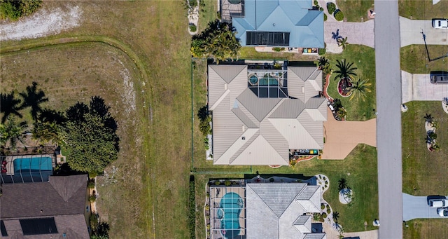 aerial view featuring a residential view