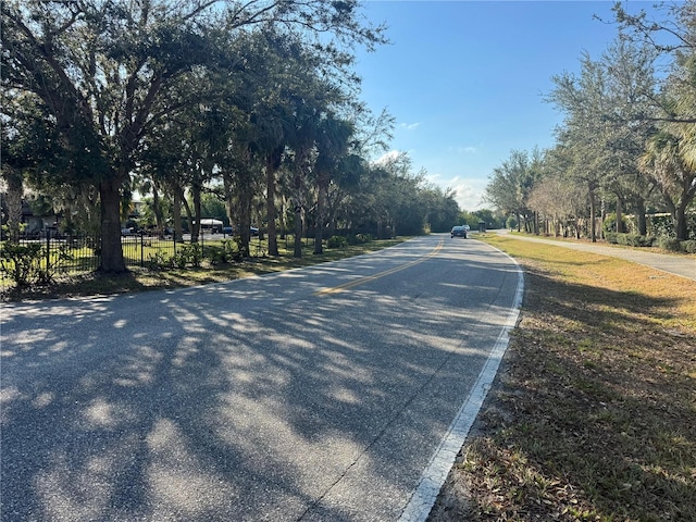 view of road