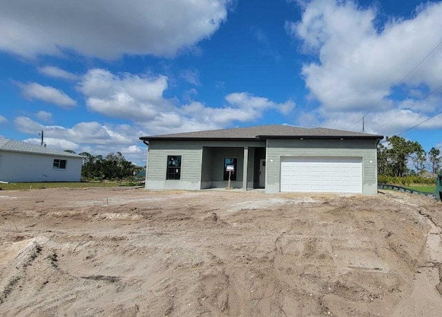 view of front of house featuring an attached garage