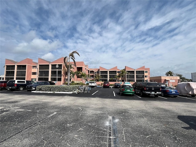 view of uncovered parking lot