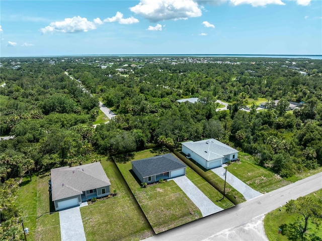 17331 Elmwood Ave, Port Charlotte, FL 33948 - bird's eye view of a heavily wooded area
