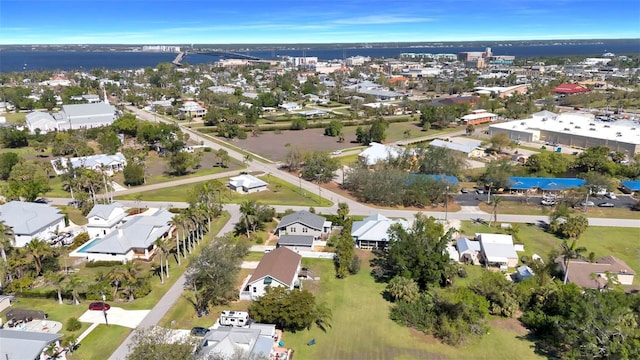 drone / aerial view featuring a residential view