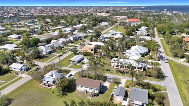 aerial view featuring a residential view