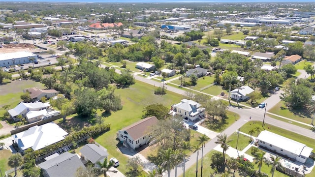 aerial view featuring a residential view