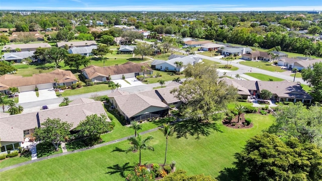 bird's eye view featuring a residential view