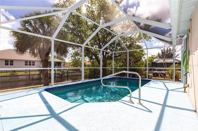 3436 Discovery Dr, Punta Gorda, FL 33983 - pool featuring a lanai and a patio area