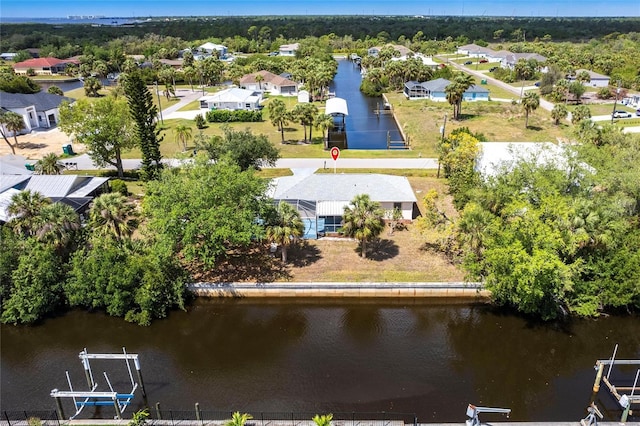 3436 Discovery Dr, Punta Gorda, FL 33983 - drone / aerial view featuring a residential view and a water view