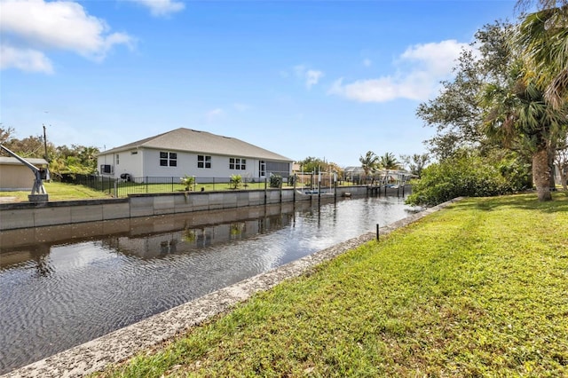 3436 Discovery Dr, Punta Gorda, FL 33983 - view of water feature featuring fence