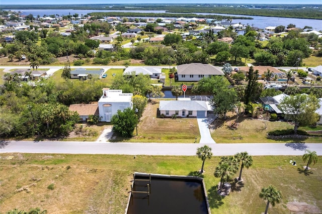 3436 Discovery Dr, Punta Gorda, FL 33983 - birds eye view of property featuring a residential view and a water view