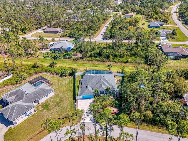 birds eye view of property featuring a residential view