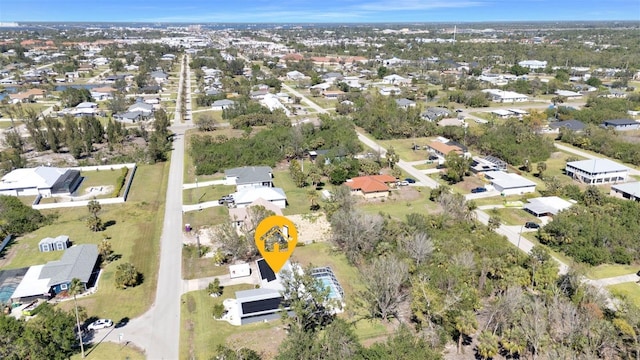 birds eye view of property featuring a residential view