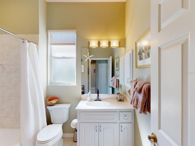 full bath featuring toilet and vanity