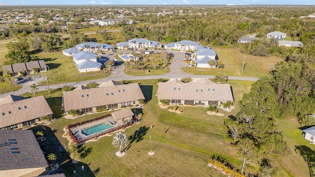 birds eye view of property featuring a residential view