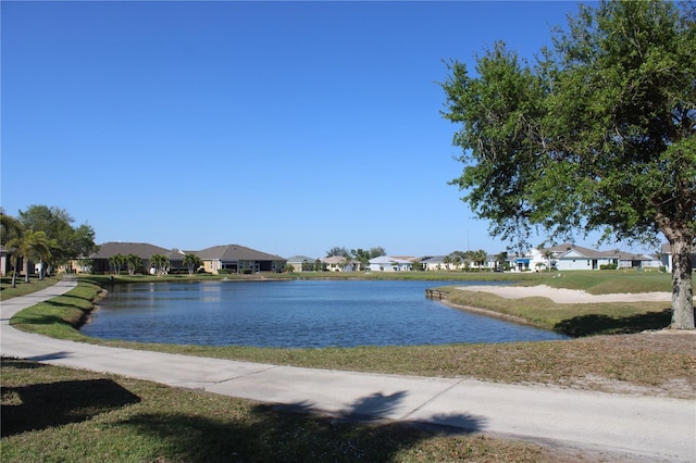 water view featuring a residential view