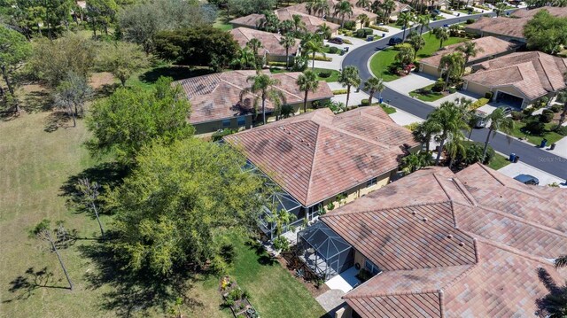 birds eye view of property featuring a residential view