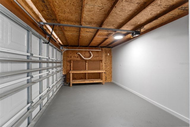 storage with a garage