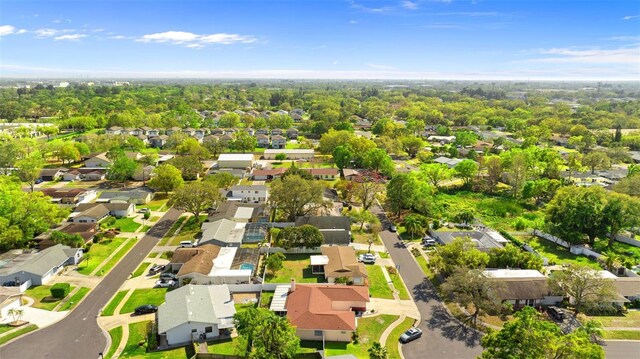 birds eye view of property featuring a residential view