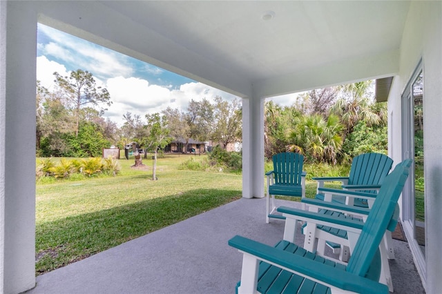 view of patio