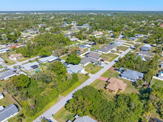 drone / aerial view featuring a residential view