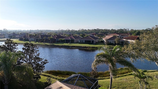 water view with a residential view